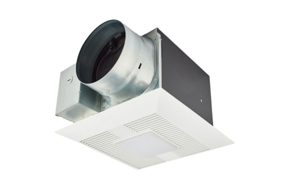 Panasonic Fans - WhisperGreen Select - FV-0511VKSL3 Bathroom Exhaust Fan - 30-110 cfm - Multi-Speed - 4" & 6" Duct + LED Light