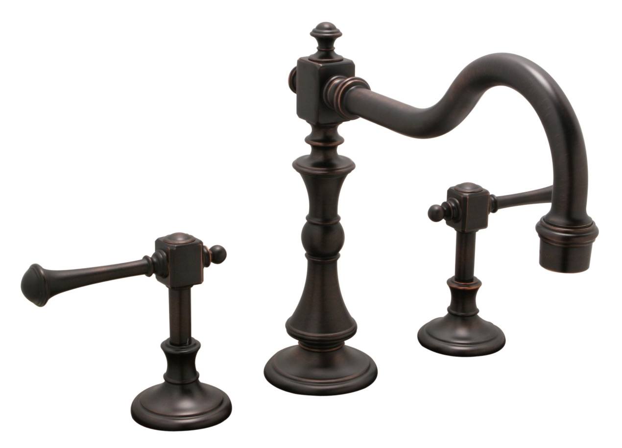 Huntington Brass Kitchen Faucets - Platinum Series K2460303 - Monarch Widespread Kitchen - Antique Bronze