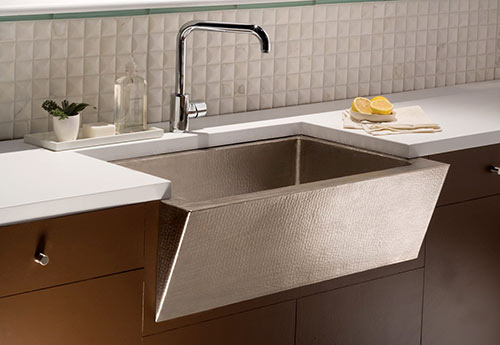 Native Trails Kitchen Sinks - Copper - Zuma CPK590 - Brushed Nickel Finish Native Trails Kitchen Sinks - Copper - Zuma CPK590 - Brushed Nickel Finish