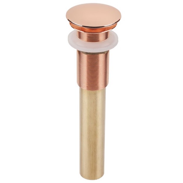 Thompson Traders Drain - Bathroom Sink - TDP15-PC - 1.5" Soft Touch Pop-Up - Polished Copper