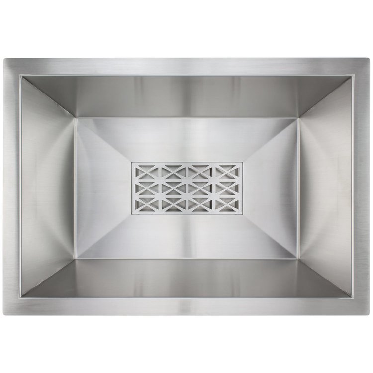 Linkasink Kitchen Bar Sinks - Stainless Steel - C081-SS Rectangular Bar Sink - 1.5" Drain - GM003 - Spoke