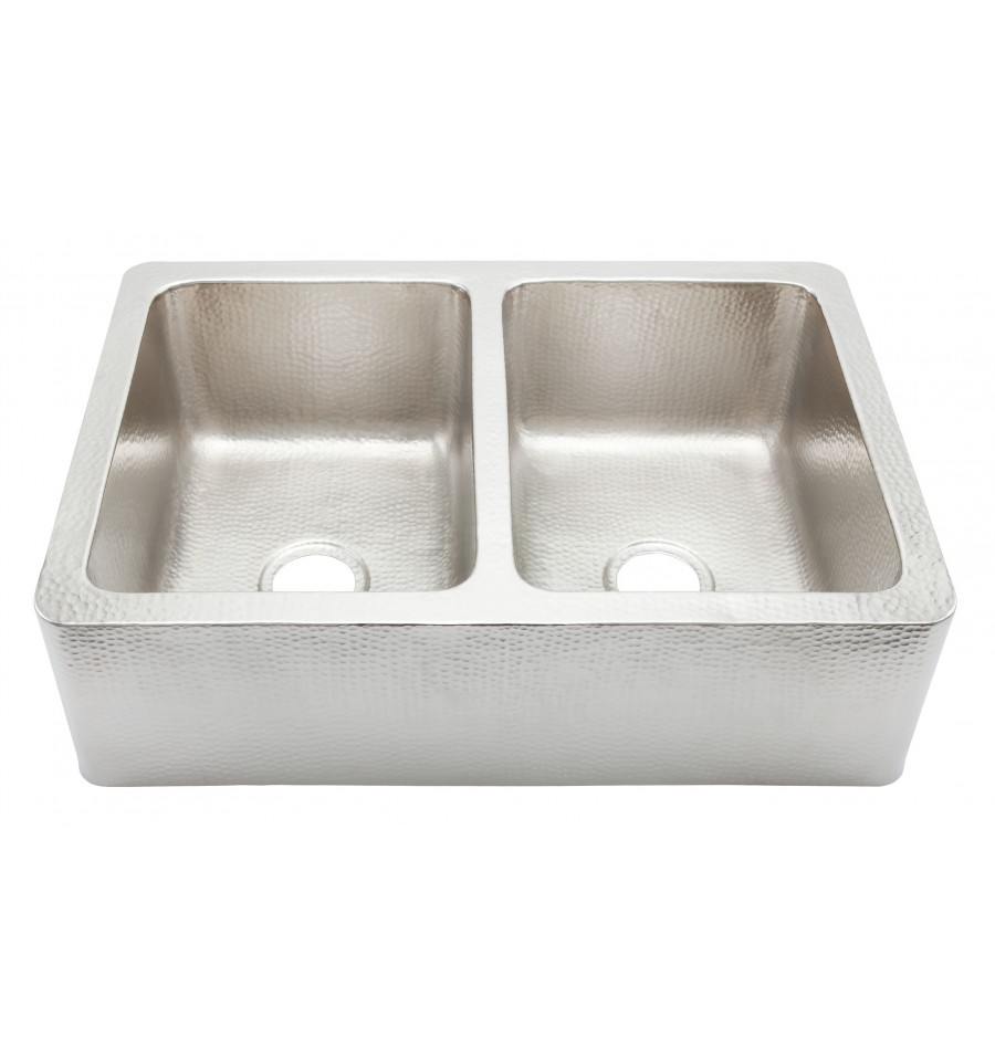 Thompson Traders Sinks - Kitchen Farmhouse - Quiroga - KDA-3322-HSS Apron Front - Stainless Steel Thompson Traders Sinks - Kitchen Farmhouse - Quiroga - KDA-3322-HSS Apron Front - Stainless Steel
