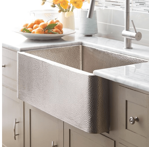 Native Trails Kitchen Sinks - Copper - Farmhouse 30 CPK594 - Brushed Nickel Native Trails Kitchen Sinks - Copper - Farmhouse 30 CPK594 - Brushed Nickel