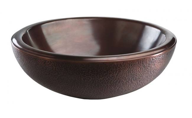 Thompson Traders Sinks - Bathroom Sinks- Copper - Guadalupe NS25029-A - Antique Copper Finish