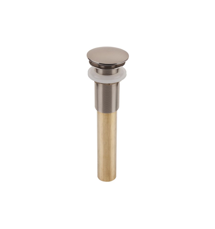 Thompson Traders Drain - Bathroom Sink - TDP15-BRN - 1.5" Soft Touch Pop-Up - Brushed Nickel Finish