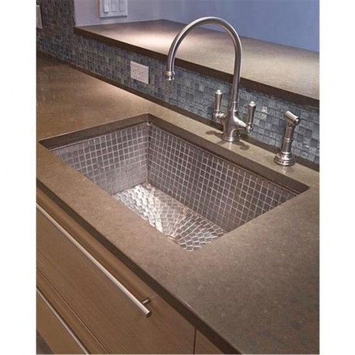 Linkasink Kitchen Sinks - V031 Kitchen Stainless Steel Mosaic - 3.5" Drain Opening