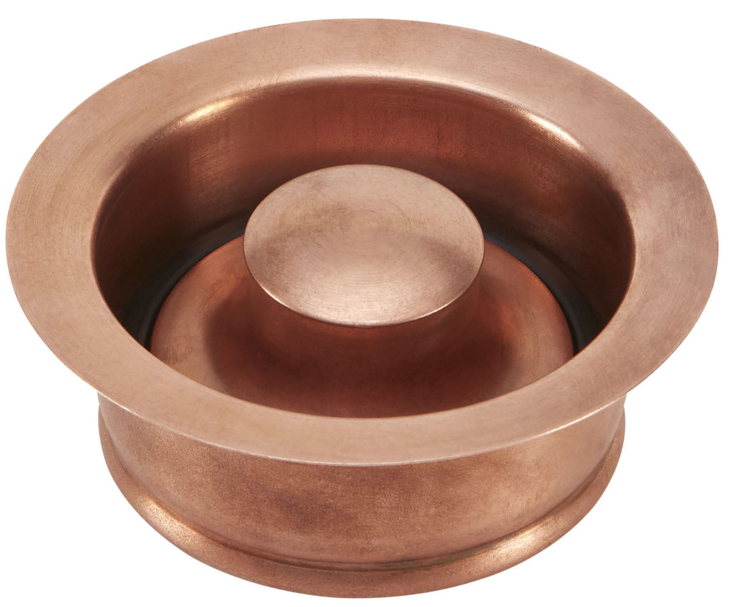 Thompson Traders Drain - Kitchen - TDD35-PC - Disposal Flange and Stopper - Rose Gold