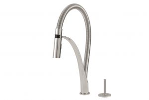 Aquabrass Kitchen Faucets - I-Spray-Joy - 3665J - Pull Out Dual Stream Faucet - 2 Finishes - Click Image to Close