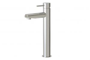 Aquabrass Bathroom Faucets - Modern Volare Straight - 61020 - Single Hole - Tall - Lavatory Faucet - 3 Finishes