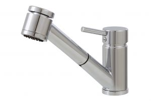 Aquabrass Kitchen Faucets - Tapas - 20343 - Pull-Out Dual Stream Faucet -Polished Chrome