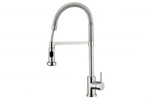 Aquabrass Kitchen Faucets - Wizard - 30045 - Pull Out Dual Stream Faucet - 2 Finishes