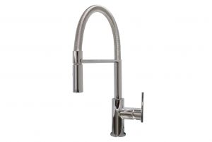 Aquabrass Kitchen Faucets - Zest - 3845N - Pull Out Dual Stream Faucet - 2 Finishes - Click Image to Close
