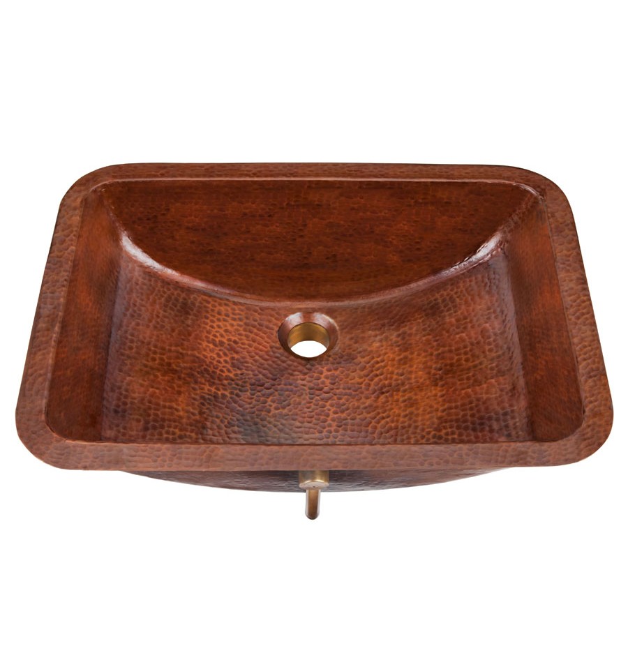 Thompson Traders Sinks - Bathroom Sinks - Copper - Taxco BRU-2115BC - Aged Copper Finish