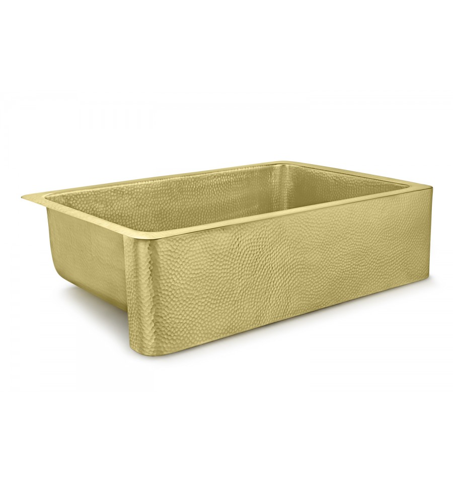 Thompson Traders Sinks - Kitchen Farmhouse - Quiroga - KDA-3322-HPB Apron Front - Brass Thompson Traders Sinks - Kitchen Farmhouse - Quiroga - KDA-3322-HPB Apron Front - Brass