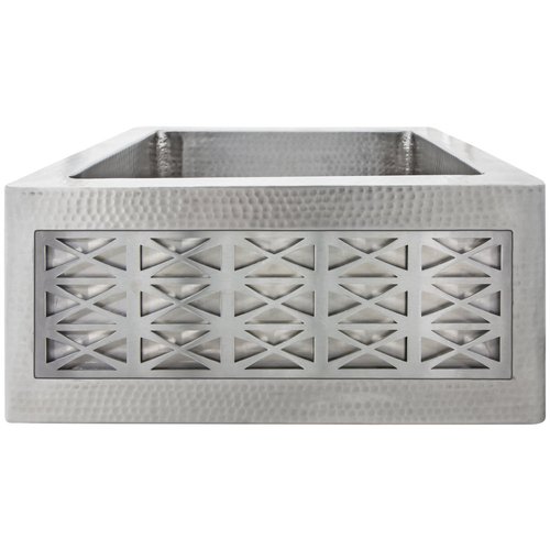 Linkasink Farmhouse Sinks - Linkasink C074-1.5-SS Stainless Steel Inset Apron Front Sink - Smooth Finish - PNLS102 - Spoke