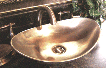 Elite Bath Bathroom Sinks Bronze - Crescendo CZ17 Bronze Bathroom Vessel Sink - 9 Finishes