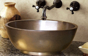 Elite Bath Bathroom Sinks Bronze - Empire OV18 Bronze Bathroom Vessel Sink - 9 Finishes