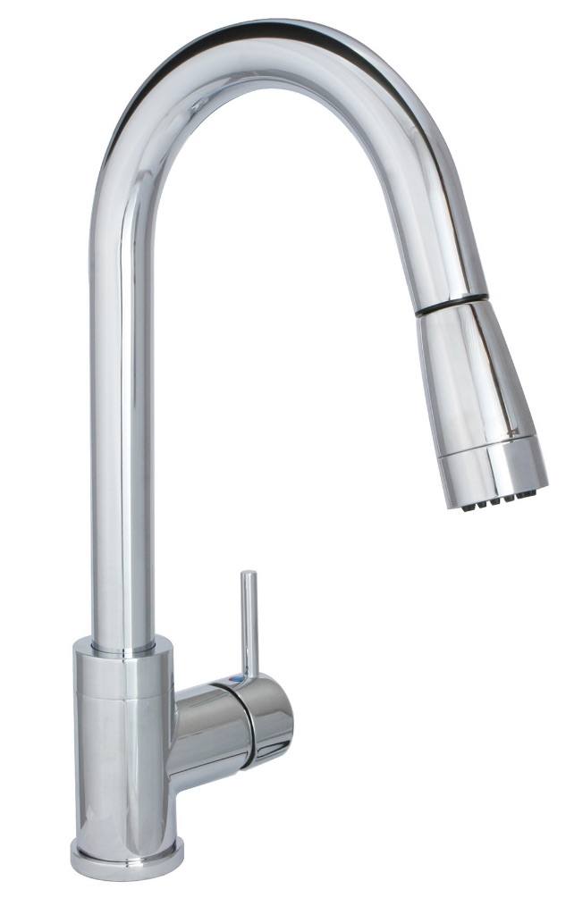 Huntington Brass Kitchen Faucets - Pull-Down - Fluxe K4880201-C - Chrome