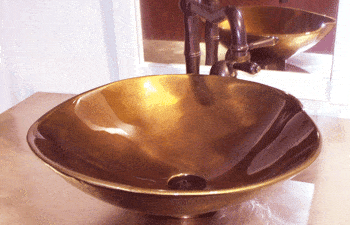 Elite Bath Bathroom Sinks Bronze - Joy JV15 Bronze Bathroom Vessel Sink - 9 Finishes