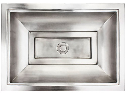 Linkasink Bathroom Sinks - Vintage Jeweler - B039 Tiffany Sink - B039-SS Satin Stainless Steel