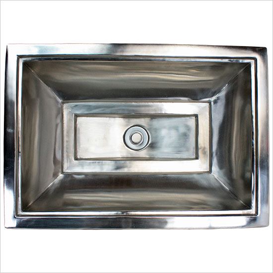 Linkasink Bathroom Sinks - Vintage Jeweler - B039 Tiffany Sink - B039-PS Polished Stainless Steel