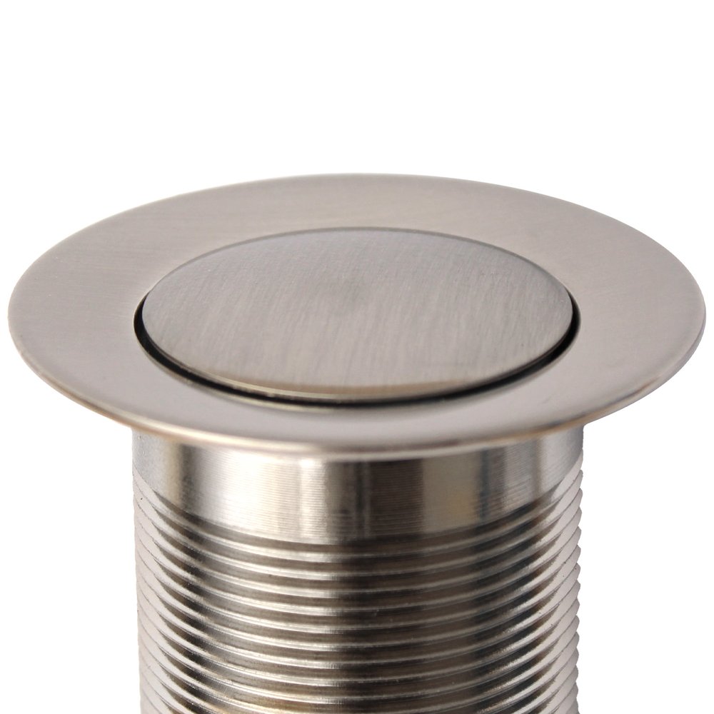Linkasink Drain - Bathroom D008 1.5 inch Pop Up Sink Drain Satin Nickel Linkasink Drain - Bathroom D008 1.5 inch Pop Up Sink Drain Satin Nickel