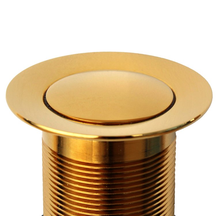 Linkasink Drain - Bathroom D008 1.5 inch Pop Up Sink Drain Polished Gold PVD