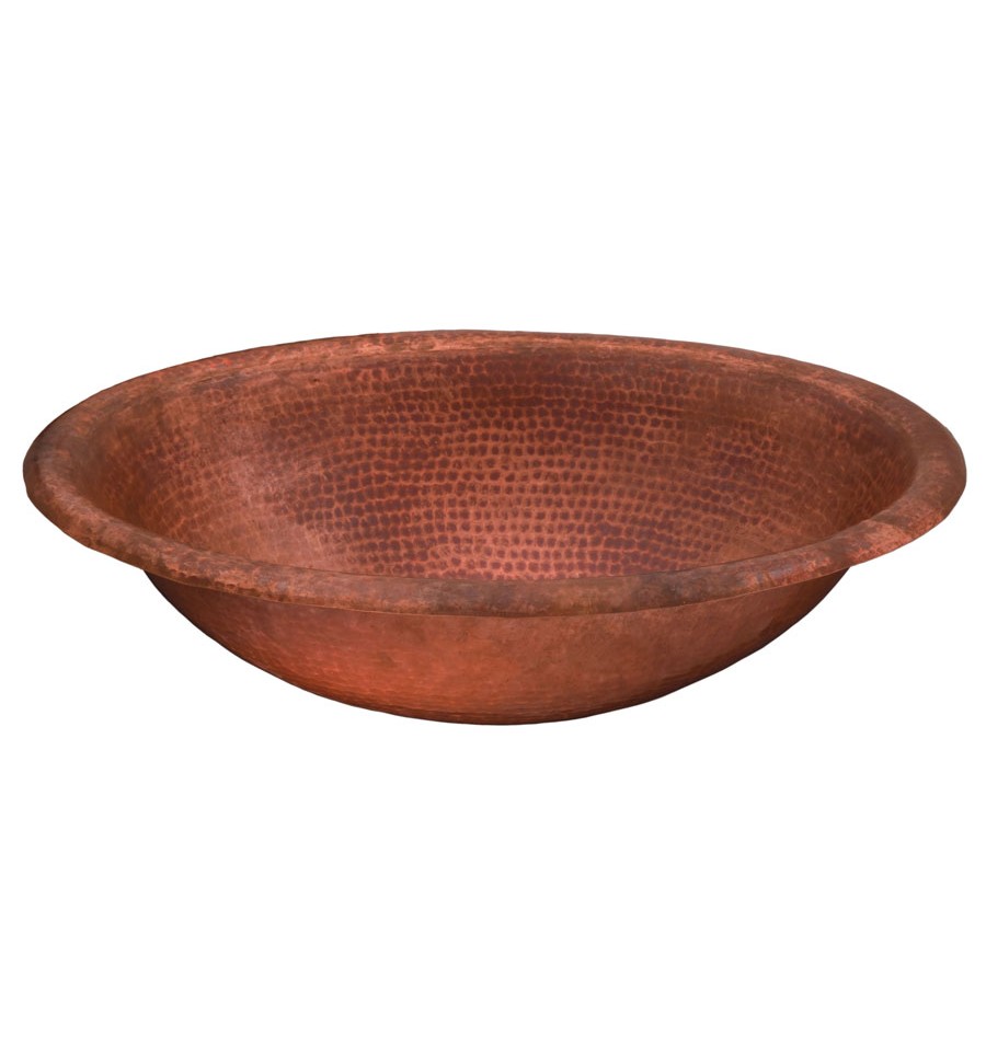 Thompson Traders Sinks - Bathroom Sinks - Copper - Huacana - 20P - Fired Copper Finish
