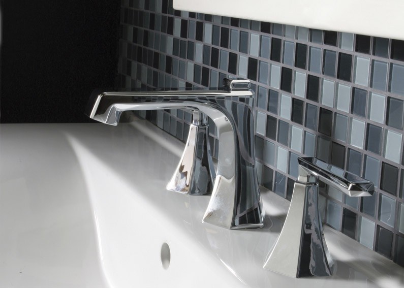 Huntington Brass Bathroom Faucets - Platinum Signature - McMillan W4560501-1 - 8" Wide Spread Faucet - Chrome - Click Image to Close