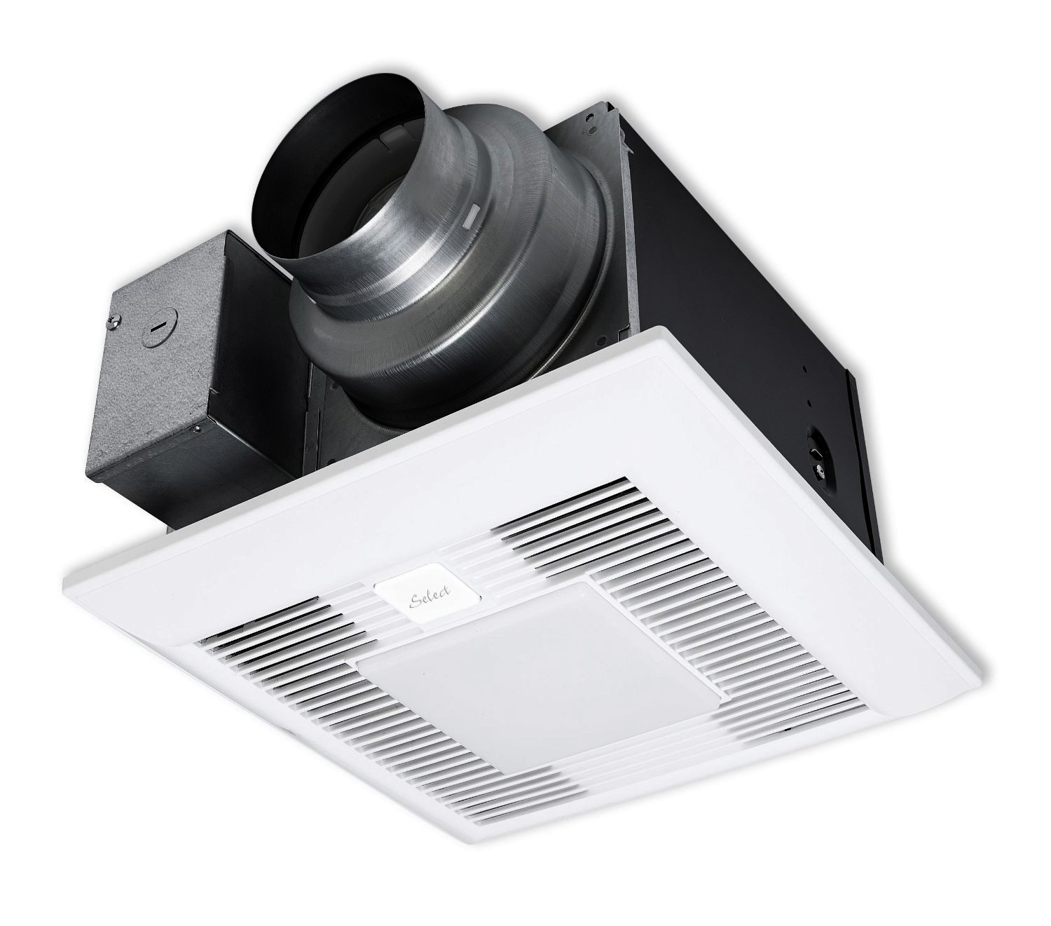 Panasonic Fans - WhisperGreen Select - FV-0511VKL2 Bathroom Exhaust Fan - 50-80-110 CFM - Single Speed - 4" & 6" Duct + LED Light - Click Image to Close