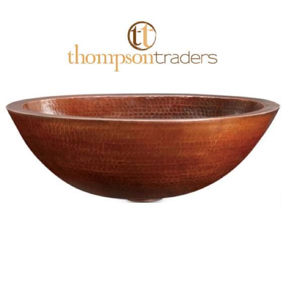 Thompson Traders Sinks - Bathroom - Copper - Limited Editions Prana - PBC Copper Double Wall Vessel Thompson Traders Sinks - Bathroom - Copper - Limited Editions Prana - PBC Copper Double Wall Vessel