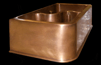 Elite Bath Kitchen Sinks Farmhouse - Bronze - Serpentine PS40 Farmhouse Sink