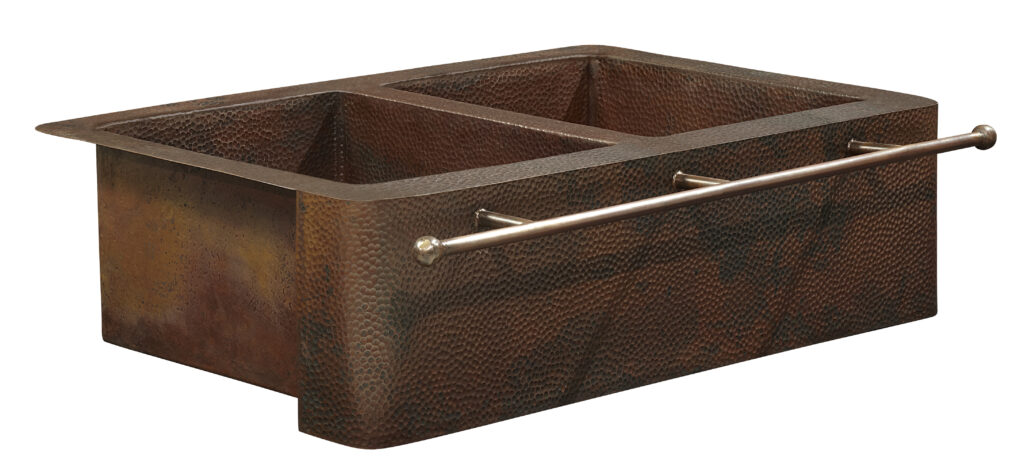 Thompson Traders Sinks - Kitchen Farmhouse - Kahlo - Aged Copper Hammered - 2KS-AD-2 - Aged Copper Hammered Finish