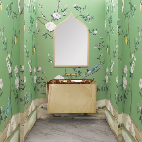 Linkasink Bathroom Sinks - Wall Mounted - WM001 Lori Smooth - 1.5" Drain Opening