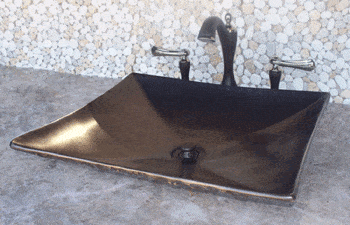 Elite Bath Bathroom Sinks Bronze - Muse M1414 Bronze Bathroom Vessel Sink - 7 Finishes